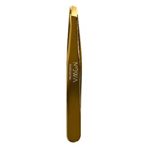 Gold Slant-Tip Classic Lash Tweezer
