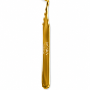 Gold L-tip mega volume lash tweezer