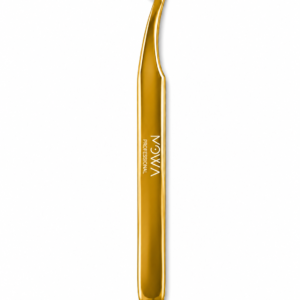 Gold 45 degree volume fan lash tweezer