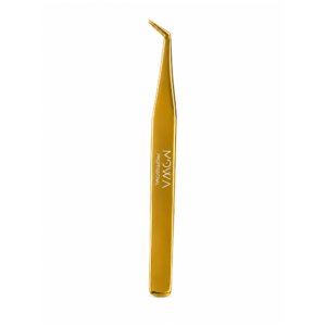 Gold 45 degree classic and light volume lash tweezer