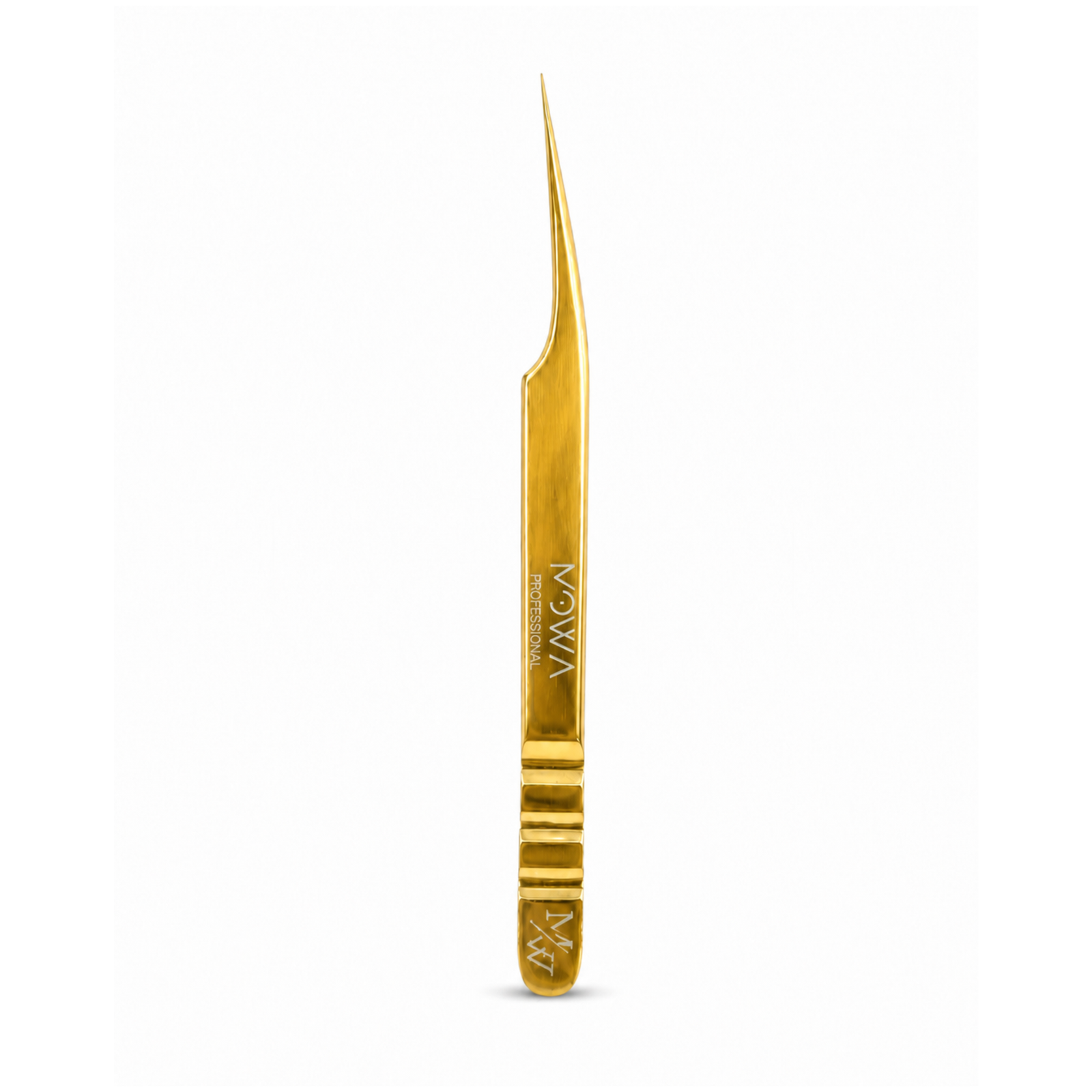 Gold fine-tip isolation lash tweezer