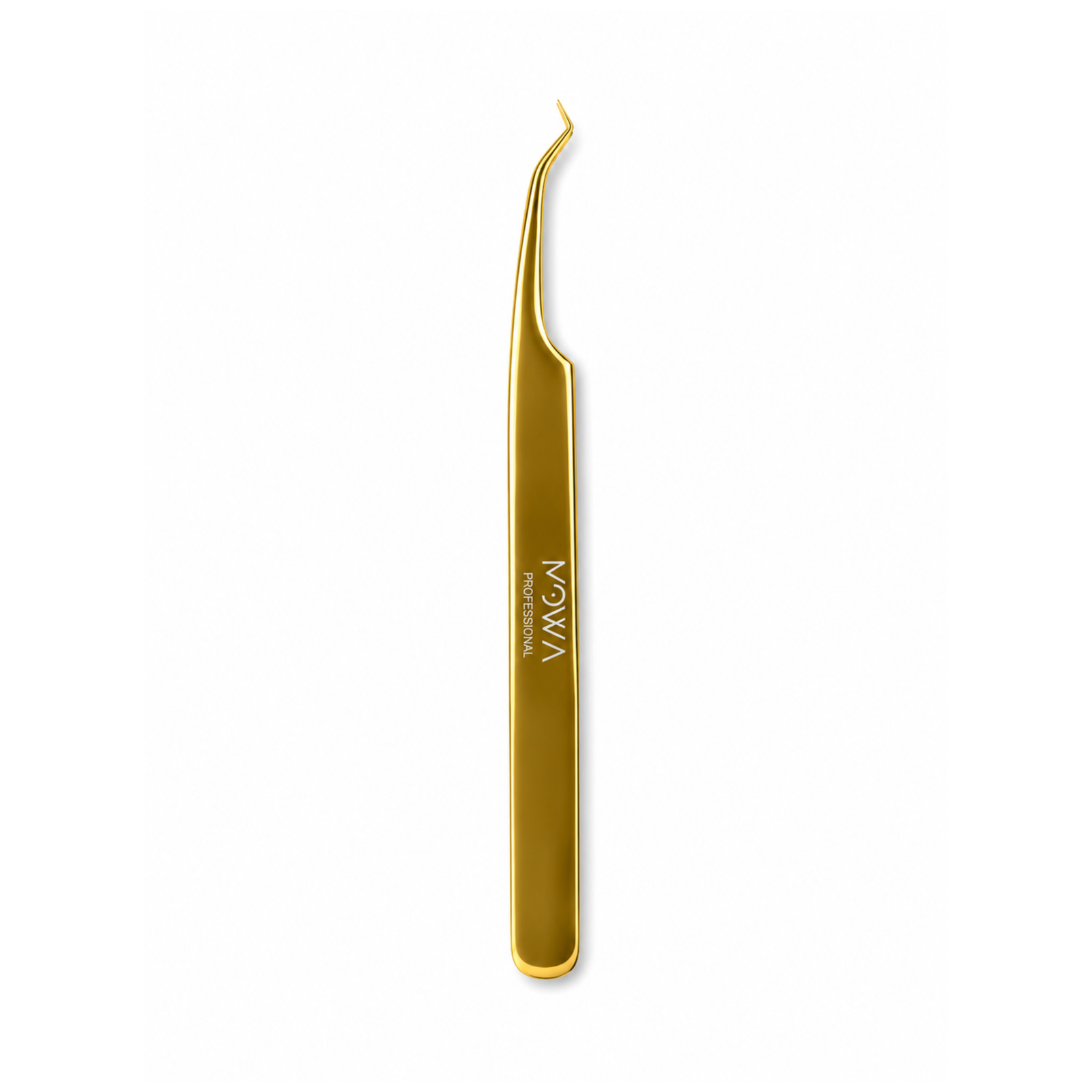 Gold offset isolation lash tweezer
