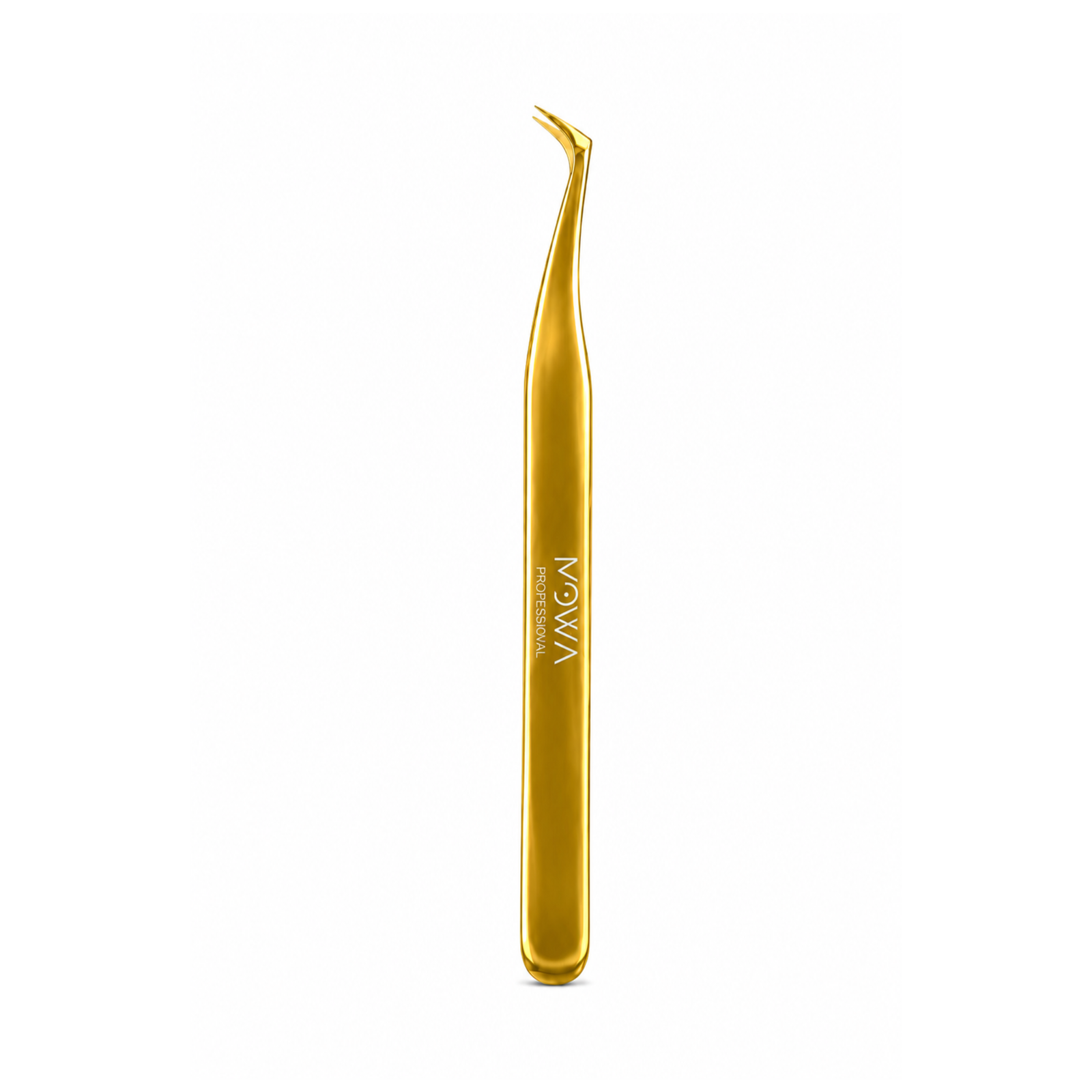 Gold tapered 45 degree precision volume lash tweezer
