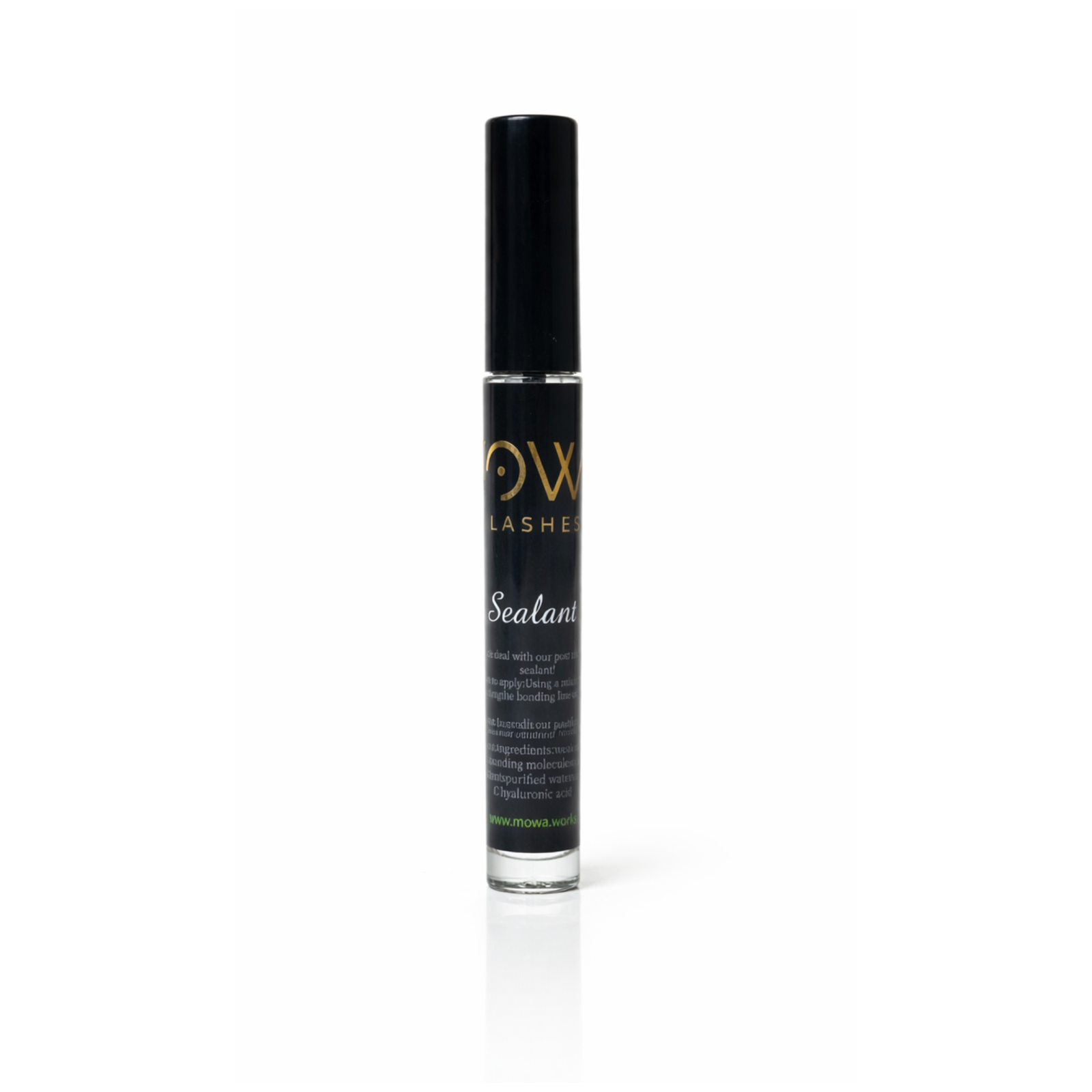 Professional lash extension sealant with precision brush