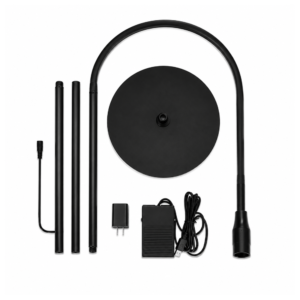 Gen 1 UV lash lamp with flexible gooseneck and foot pedal